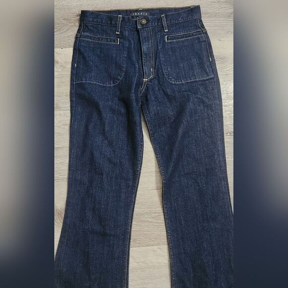 NWT Theory Women's Theory Blue Jeans Flare Bottom Size 26 - Picture 4 of 5